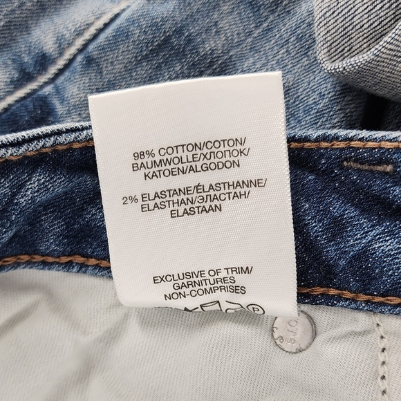 Silver NWT Sure Thing Long Short High Rise Denim Women's Plus Size 24 - Picture 11 of 11